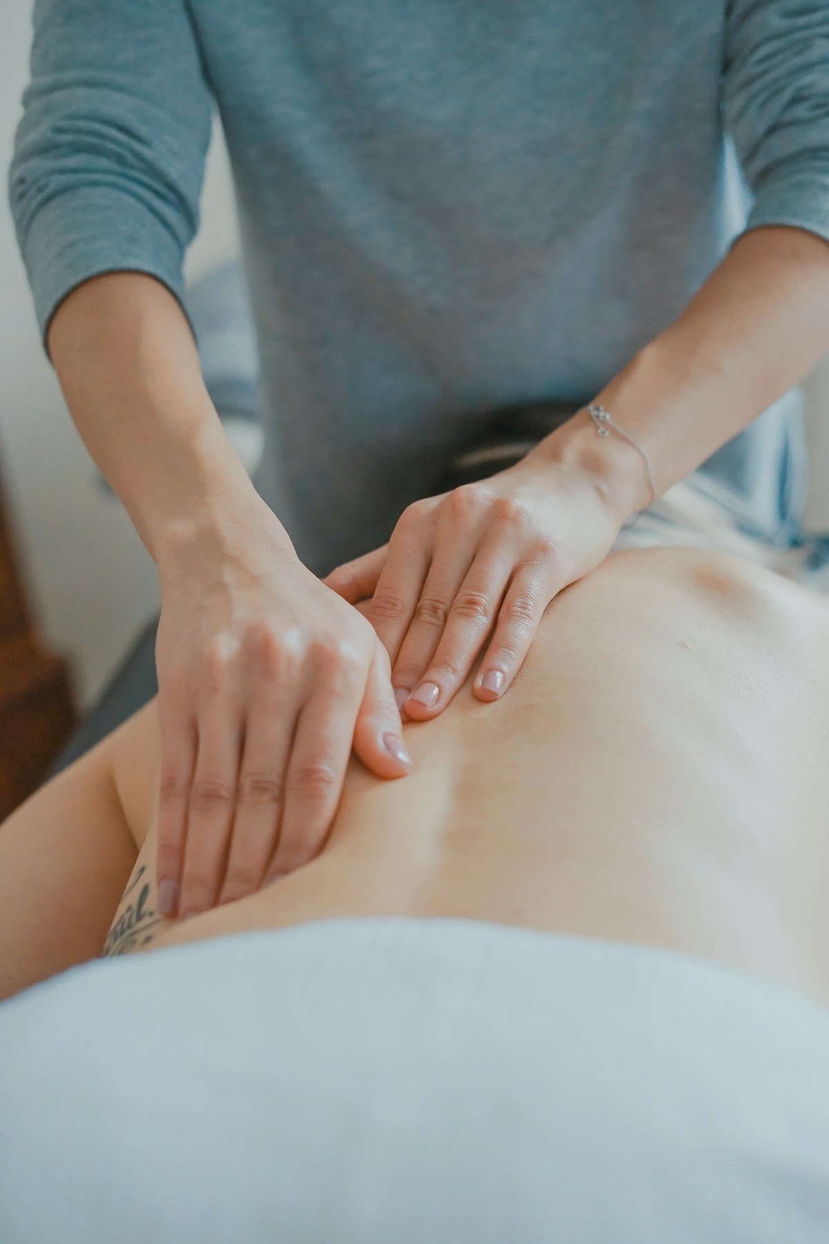 A relaxing massage treatment — illustrative photograph
