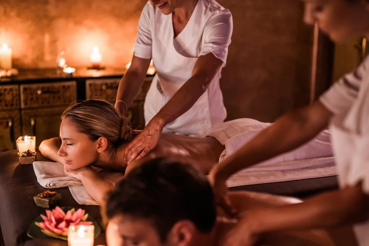 Premium Russian B2B Jacuzzi Massage (2 therapists) — illustrative wellness photograph